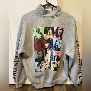 Taylor Swift Eras Tour quarter zip sweatshirt